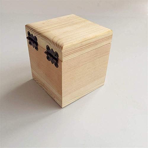 HEEQING AE205 Качествена Дървена кутия за съхранение на етерични масла с 4 слота (Цвят: натурален размер: