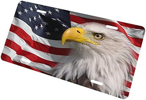 Регистрационен номер на северна америка Флаг Белоголового Орлана Предния Регистрационен номер 6x12 См Freedom Patriot