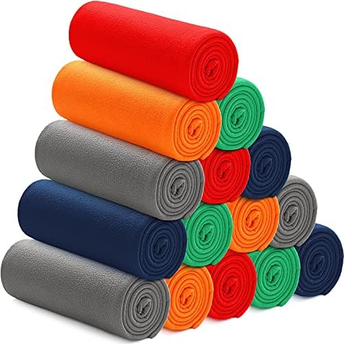 15 Опаковки на Насипни флисовых пледов 50x60 см, Леко Топло флисовое одеяло Различни цветове, Флисовое одеяло
