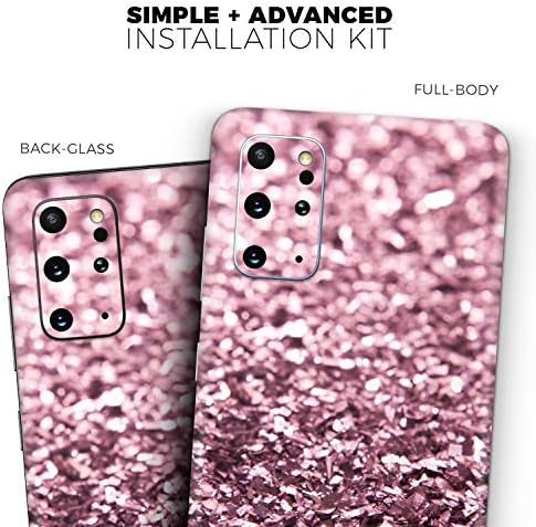 Дизайн Skinz Тънка Розова Защитно Vinyl стикер с блясък, Увита кожата, която е Съвместима с Samsung Galaxy S20 (покритие