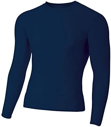Спортна Младежка Компресиране риза Mosture с дълъг ръкав формат А4, впитывающая влага (10 цвята / 4 младежки размер)