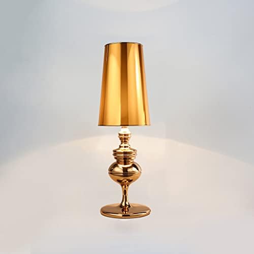 LLLY Светлини Настолни Лампи за Дневна, Нощна Лампа за Четене в Спалнята, Настолна Лампа за вътрешно кабинет (Цвят: Сив)