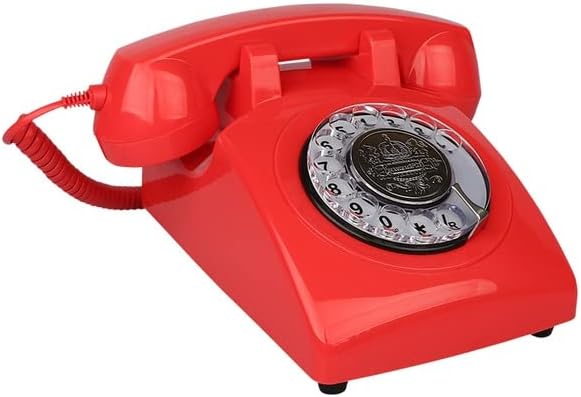 MXIAOXIA Европейския Старинен Ретро Телефон Кабелен Телефон Старомоден Американски Ретро Домашен Стационарен Телефон, Мини-Телефон