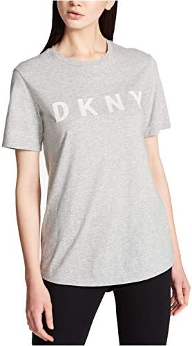 Дамска СПОРТНА ТЕНИСКА Миси за всеки ден с Логото DKNY с Къс ръкав