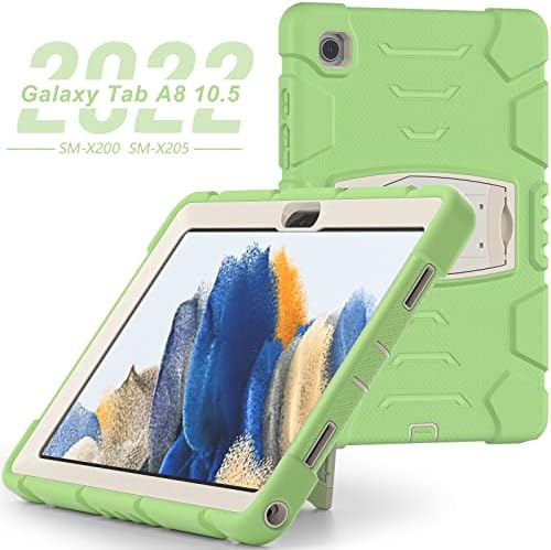 чанта-кобур за tablet PC, устойчив на удари калъф, съвместим с Samsung Galaxy Tab A8 10.5 инча 2021 (SM-X200/X205), детски калъф, сверхпрочный мек силиконов калъф за таблет от TPU с защитна сто