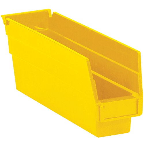 Горната опаковка: Пластмасови кутии за боклук, 11 5/8 x 2 3/4x 4, жълти (опаковка от 36 броя)