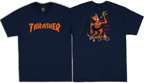 Thrashe.r Burn it Down | Тениски за скейтборд S - M - L - XL | Скейт, Скейтборд, Тениски