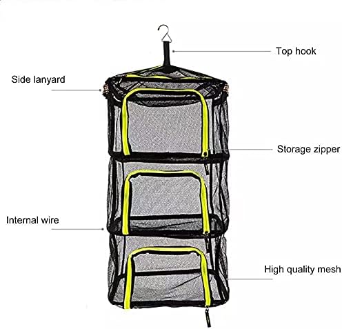Външна 4-слойная сгъваема метална мрежа за сушене, кошница за съхранение в къмпинга, рафтове за зеленчуци, сгъваема