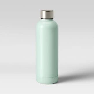 Предмети от първа необходимост за стая 17,5 грама Вакуумно бутилка за вода с Двойни стени от Неръждаема Стомана (Мятно-зелен)