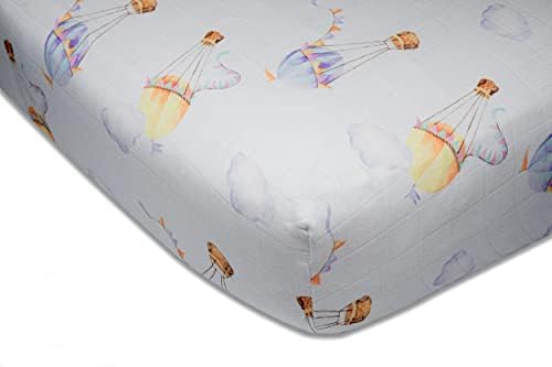 immispace - Ультрамягкая Муслиновая чаршаф за легло | 30% памук + 70% Вискоза | Подходящ за стандартен матрак