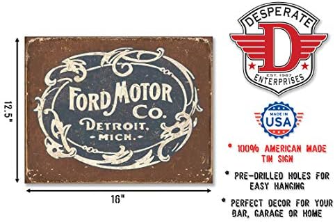 Тенекеджия знаци Отчаяни предприятие TSN1707-Исторически лого BRK Ford