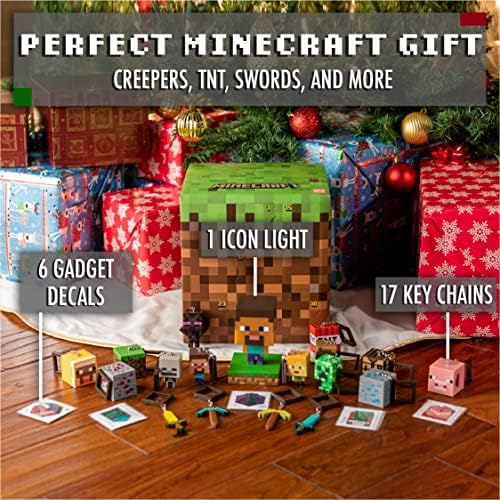 Адвент-Календар Paladone Minecraft на 2022 година с търговия на подаръци - Обратно броене на Коледа е след 24 дни - Изключителни