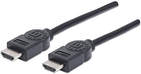 Високоскоростен HDMI кабел Manhattan 306119, M-M, 1.8 m, Черен