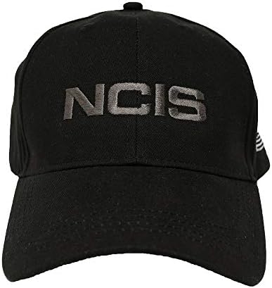 Шапка на специален агент Морска полиция CBS с флага - Официалната шапка представител Лероя Гибс, видима В Черно
