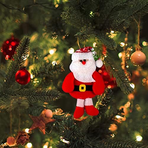 СКОРО Дядо Коледа, Снежен човек Коледен Герой Коледа Гоблени Бижута и Аксесоари за Партита с Камина Коледна Гирлянда със Сняг (A, Един размер)