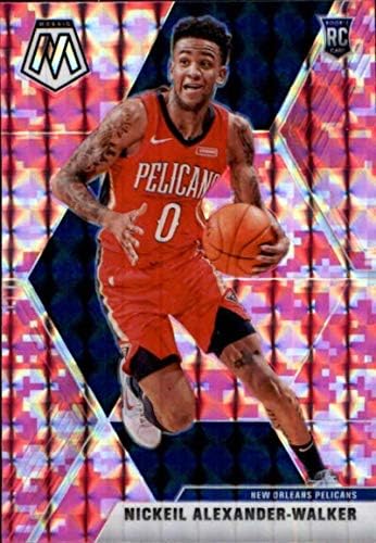 2019-20 Панини Mosaic Pink Camo 205 Търговска картичка баскетболист от НБА Nickeil Alexander-Walker RC Начинаещ