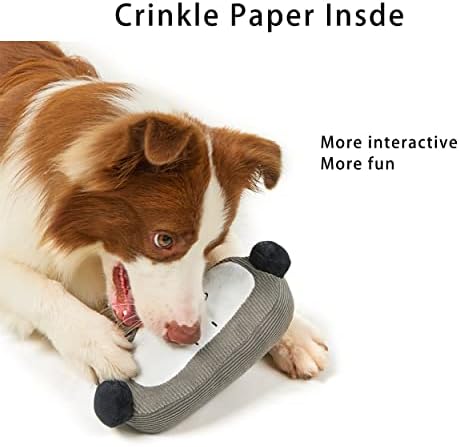 Дъвченето играчка за кучета PeKiCo Скуики с Дъвченето на ластик и Пищалкой Вътре - Здрава Интерактивна играчка за малки домашни