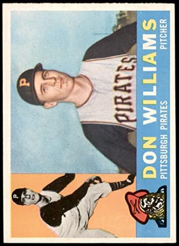 1960 Topps 414 Дон Уилямс Питсбърг Пайрэтс (Бейзболна картичка) EX/MT Пирати