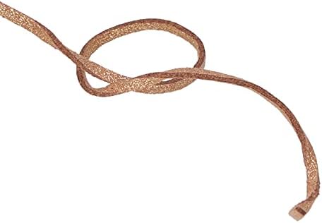 Гривна, кадифе въже, здрава е 5 метра, за да колиета за опаковане (златен)