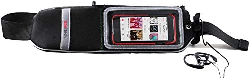 Водоустойчив колан за джогинг Navitech Black за вашия мобилен телефон е Съвместим с LG ThinQ G8