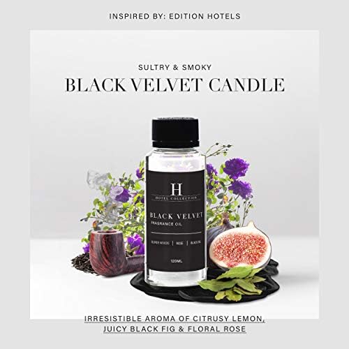 Колекция на хотела - Аромат на етерично масло от Black Velvet - Масло-дифузор за ароматерапия в стила на Луксозен хотел - Пикантни