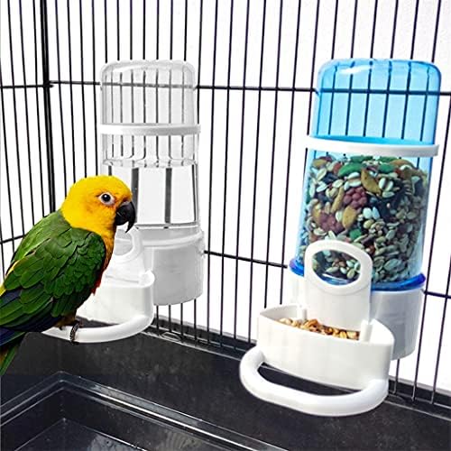 FEGOCLT Pet Bird Пластмасова Автоматична Ясла За Папагал Cockatiel Хранене Пиенето на Чаша вода Диспенсер За клетките