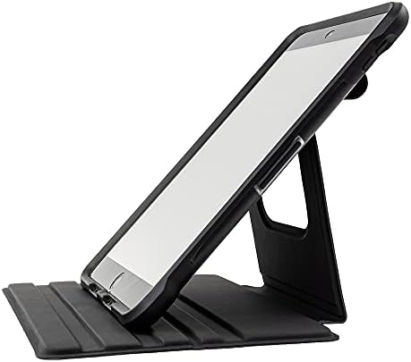 OtterBox - Прозрачен калъф за iPad на 7-ми, 8-ми и 9-ти поколения (САМО) - Защитен калъф за таблет с универсален фолиантом, елегантен и тънък дизайн (черно crystal)