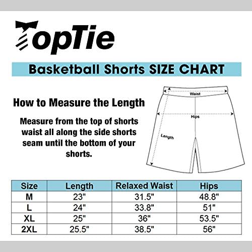 Мъжки Баскетболни шорти TOPTIE с джобове, 2-Хцветные Спортни къси Панталони за отдих, Спортни къси Панталони за