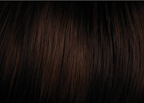 Удължаване на косата-невидимок до 16 инча без щипки за коса от Hairuwear - R4 Midnight Brown