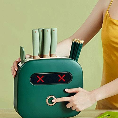 MIAOHY Държач за ножове, Машина за приготвяне на пръчици за хранене, Домашен Малък Кухненски Умен Титуляр за пръчици за хранене, на Притежателя на инструмента (Цвят: D)