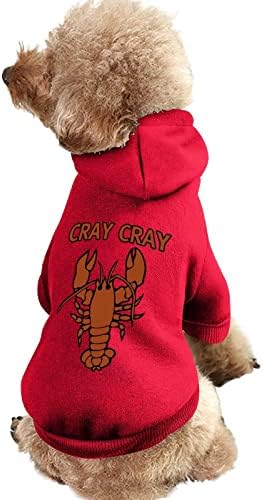 Cray Cray Дрехи за кучета с омар Зимни Блузи за Домашни Любимци Меки и Топли Блузи за Малки до Средни Кучета