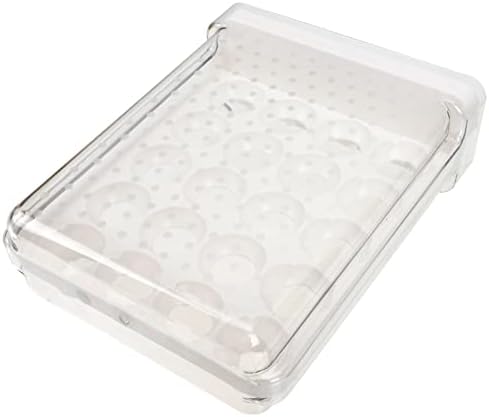 Кутии за съхранение Zerodeko Кутии за съхранение на Яйца с яйчен Крем Плъзгаща се стойка за Яйца Компактна Опаковка пресни