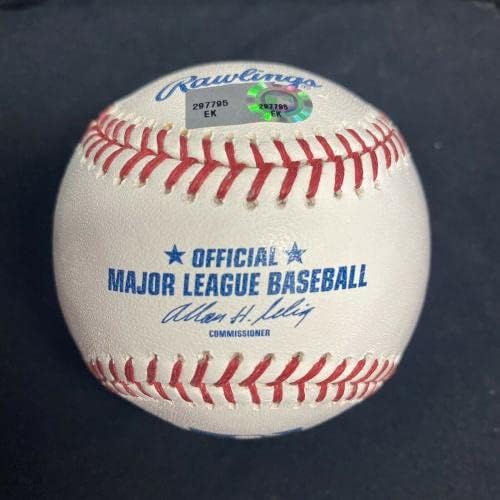 Подпис на новак Майк Пъстърва, Подписан от бейзболна голограммой MLB Holo - Бейзболни топки С автографи