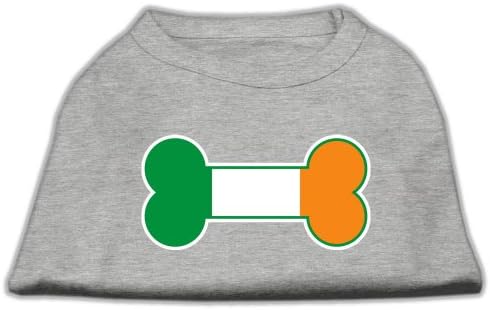 Риза с Трафаретным принтом Костен знаме на Ирландия, Сива XXXL (20)