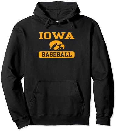 Бейзболен Пуловер с качулка Iowa Hawkeyes Официално Лицензиран