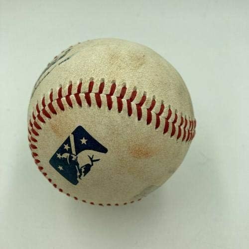 Кори Сийгър Подписа Използвана играта на Действителните 3-та Хоумран Бейзбол 4-27-13 PSA ДНК COA - MLB Използвани бейзболни топки