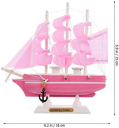 Модел парусника SEWACC Дървена Плаване с лодка Украшение Занаяти Модел на Кораба Украса Плотове Морски Декор за