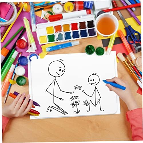 INOOMP 3шт Малка Дъска За Писане Преносима Бяла Дъска За Рисуване PVC Детска