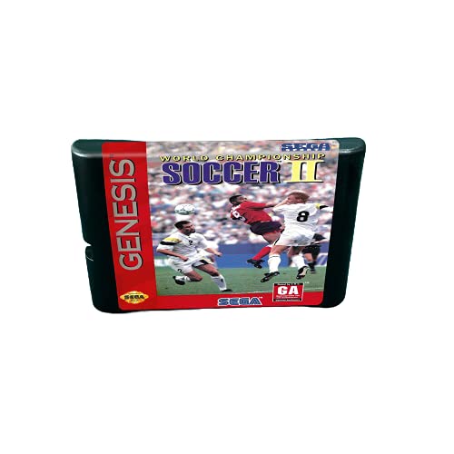 Игри касета Aditi World Championship Soccer 2 - 16 bit MD конзола За MegaDrive Genesis (калъф за САЩ и ЕС)