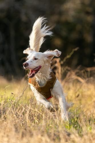 Жилетка CUGA Сериозна защита за активни кучета (ГСМ-Тесни гърди, Тесни Оранжеви/Coyote)