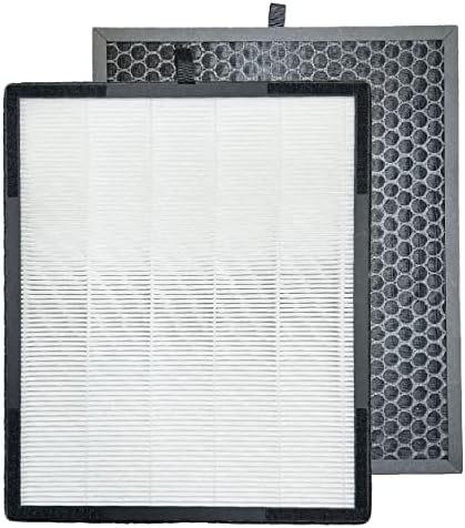 Nispira 3-в-1 HEPA с Въглен филтър За Подмяна на Оригиналния въздушен филтър Zigma Smart Aerio-300, 2 опаковки