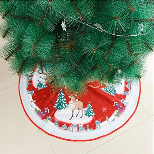 Коледна Пола, с Диаметър от 32 инча Отдолу-Коледна Украса на Дърво Украшение Дърво Начало Декор Украса От Имел Виси Голям