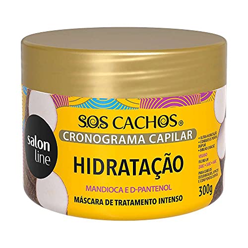 Салонная линия - Linha Tratamento (SOS Cachos) - Спирала за мигли Cronograma Capilar Hidratacao 300 Гр - (Колекция