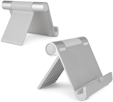 Поставяне и монтиране на BoxWave, съвместима с ASUS ROG Phone 5s Pro (поставяне и монтиране на BoxWave) - Преносима алуминиева поставка VersaView с множество ъгли за ASUS ROG Phone 5s Pro