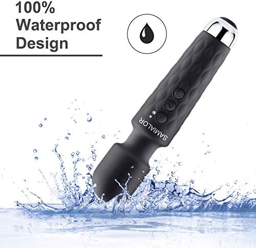 Персонален Масажор-Пръчка Ръчен Безжичен Водоустойчив USB Акумулаторна Масаж 20 Модела на Вибрациите 8 Степени