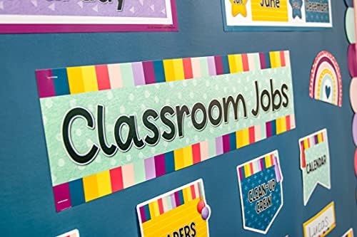 Ресурси, създадени от учителя, Мини-обяви Oh Happy Day Classroom Jobs, размерът на заглавната част 21 x 6 инча