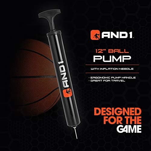 AND1 Xcelerate Rubber Basketball: Официален нормативен размер на 7 (29,5 инча) - Стритбол с дълбок канал, предназначен