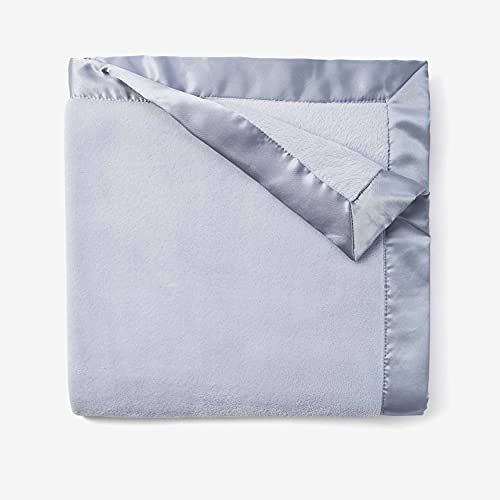 Елегантно Детско Ультраплюшевое одеяло с Гладък кант 30 x 40 См бледо-сини цветове,89110