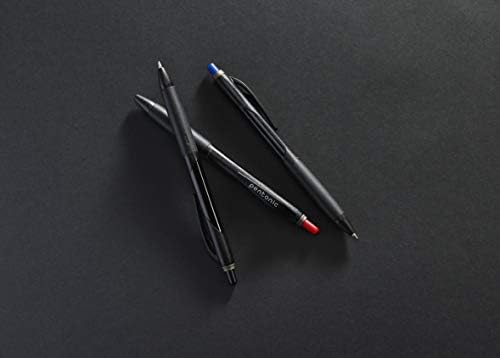 Linc Pentonic Black BR-T Прибиращи Химикалки 0,7 мм Fine Point, 12 карата Обемни | Леки и Гладки Премиум-писалка