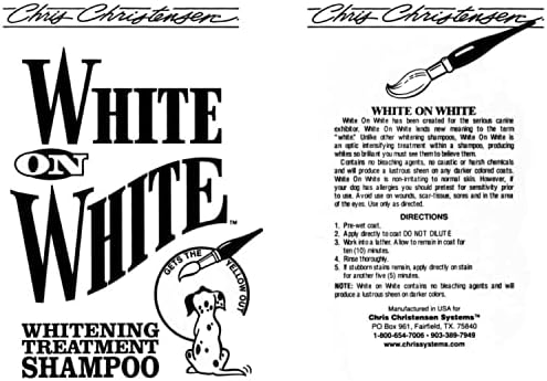 Комплект шампоан и балсам Chris Christensen обем 16 унции, Шампоан Бяло в бяло + Лечебен крем-балсам Spectrum Ten, грижи се като професионалист, е Направено в САЩ